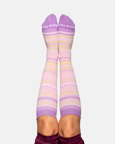 Nursing Striped Socks