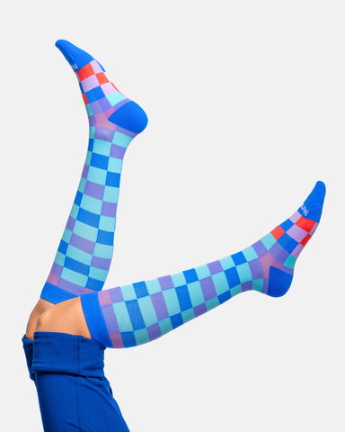 Nursing Checkered Socks