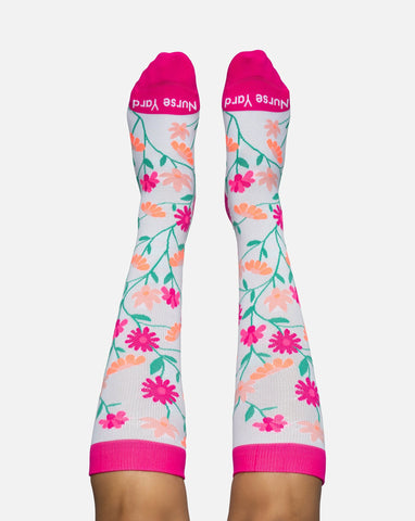 Nursing Flower Socks